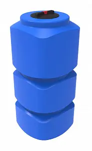 Пластиковая емкость ЭкоПром L 750 усиленная под плотность до 1,5 г/см3 (Синий) 0